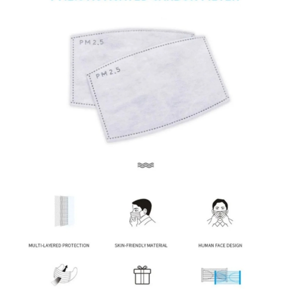 Sale 7pc Face Mask Filter - Picture 7 of 9